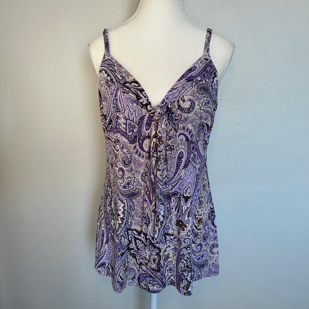 Purple paisley top!